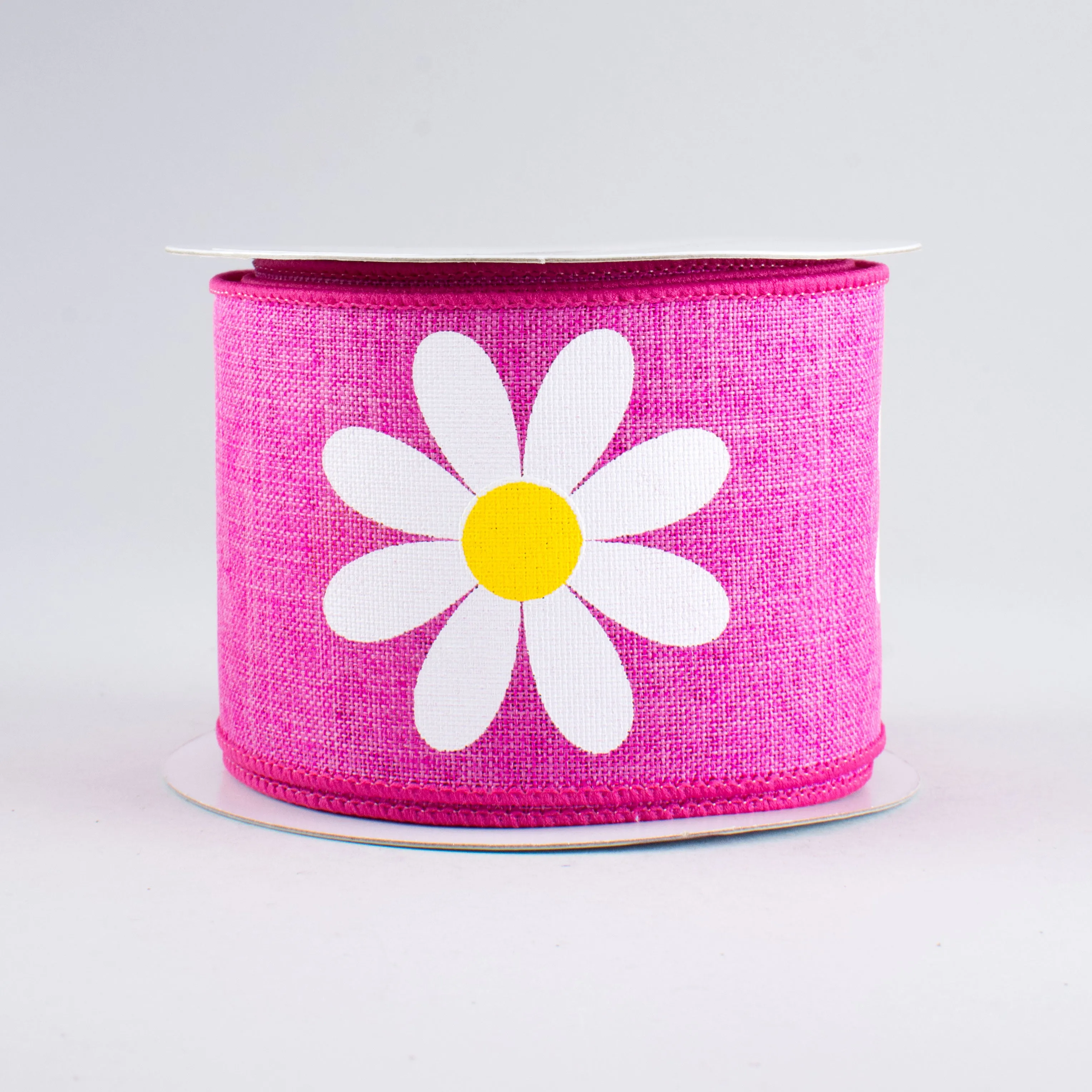 2.5" Bold Daisy Ribbon: Fuchsia (10 Yards)