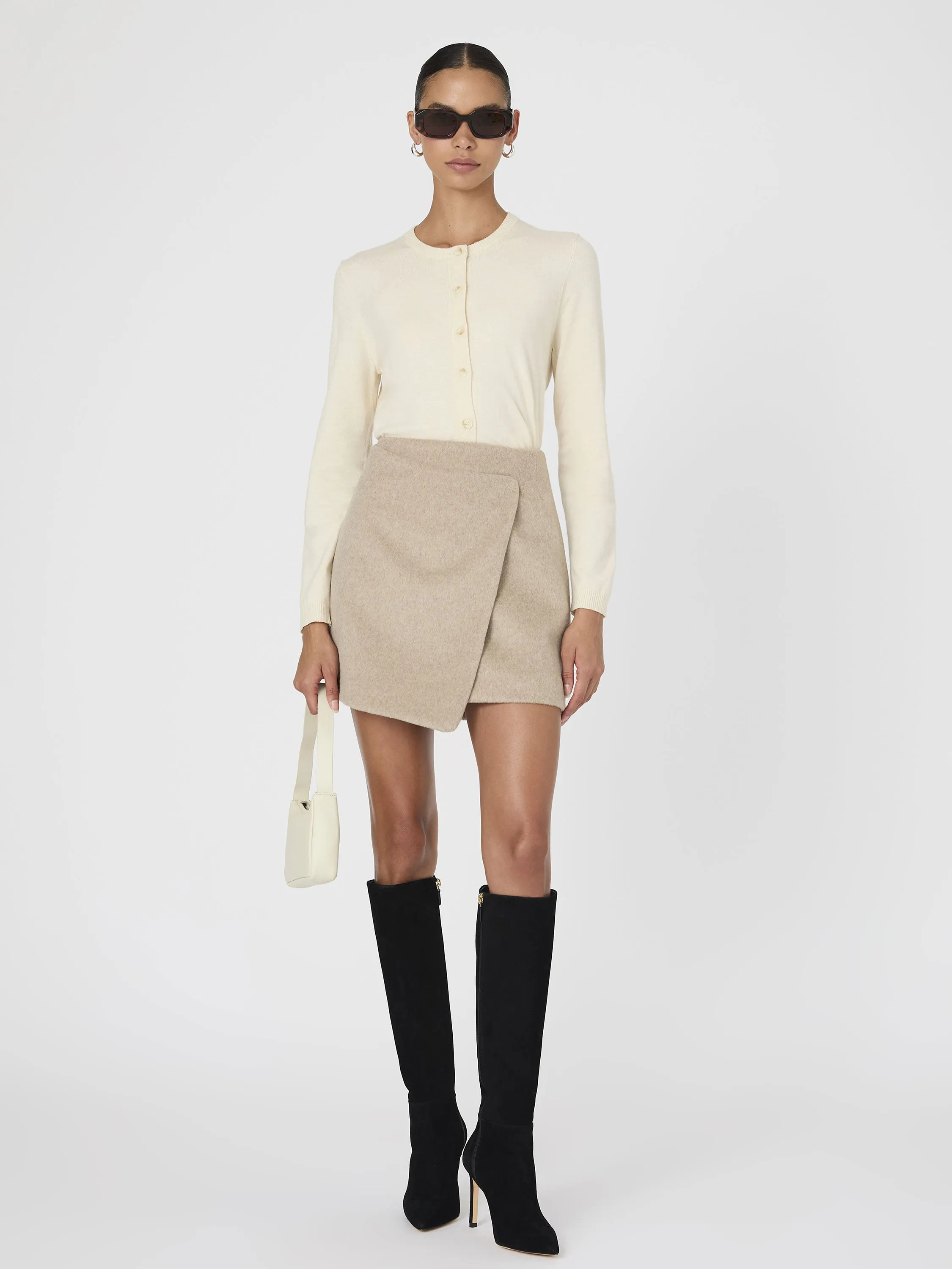 Adele Felt Mini Skirt