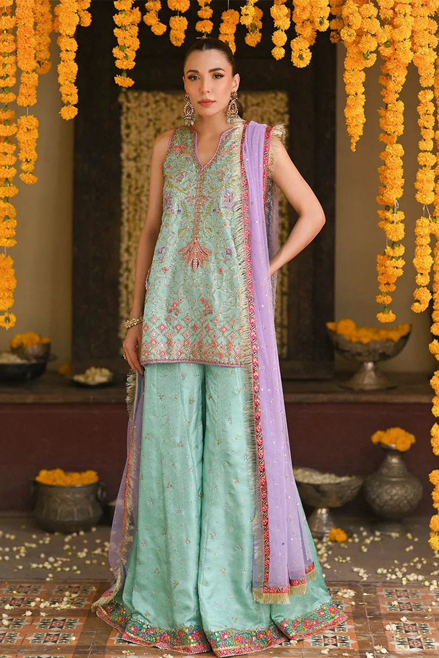 Amaltaas '24 - Eirlys Aqua Short Shirt And Do-Paincha Dhakha