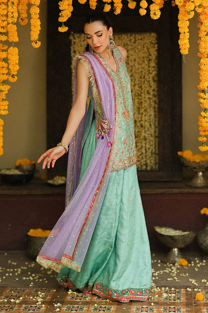 Amaltaas '24 - Eirlys Aqua Short Shirt And Do-Paincha Dhakha