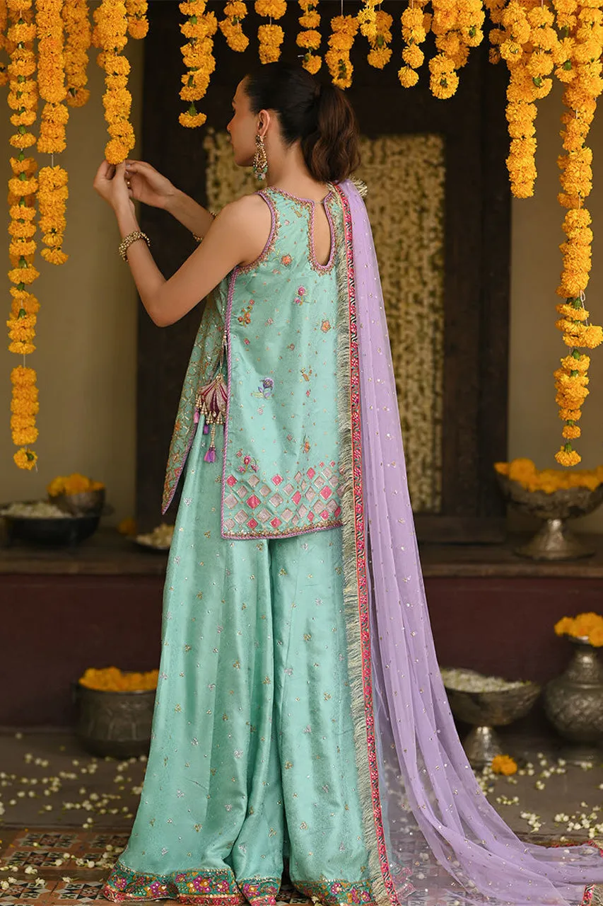 Amaltaas '24 - Eirlys Aqua Short Shirt And Do-Paincha Dhakha