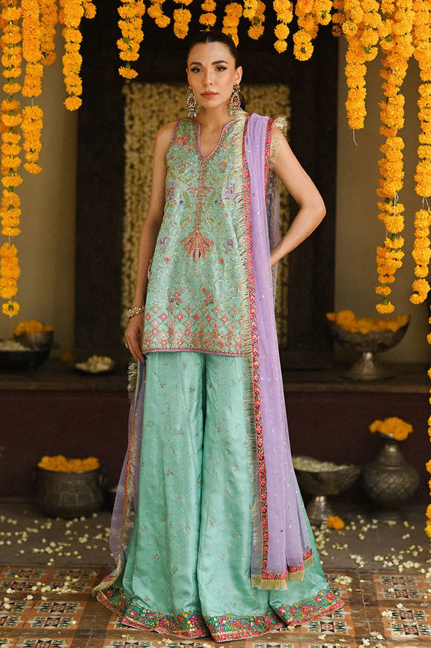Amaltaas '24 - Eirlys Aqua Short Shirt And Do-Paincha Dhakha