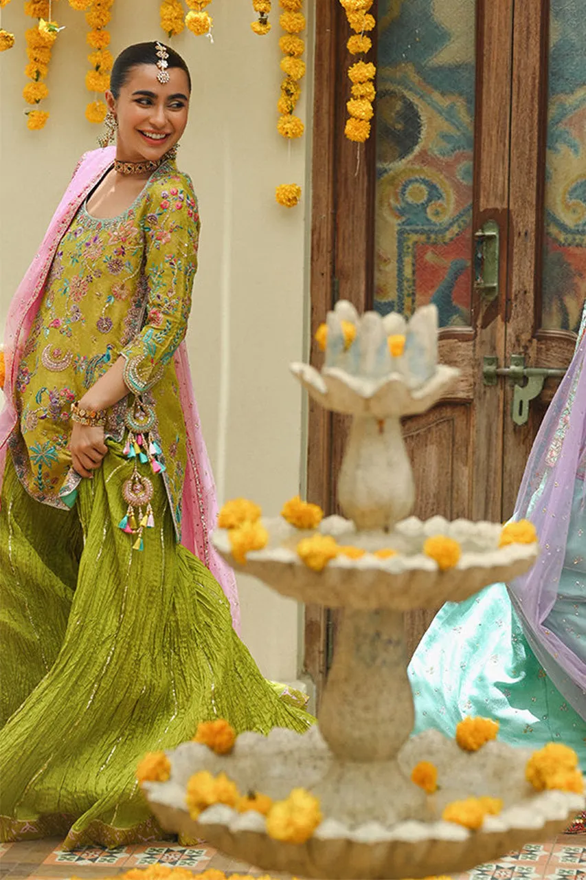 Amaltaas '24 - Eirlys Aqua Short Shirt And Do-Paincha Dhakha