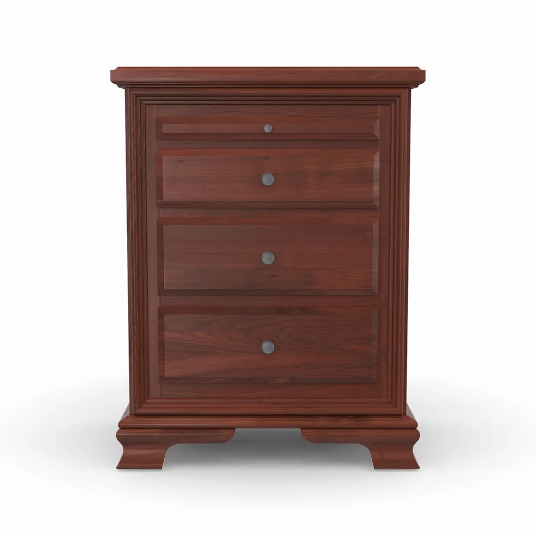 Amish Classic Nightstand with Pullout Shelf