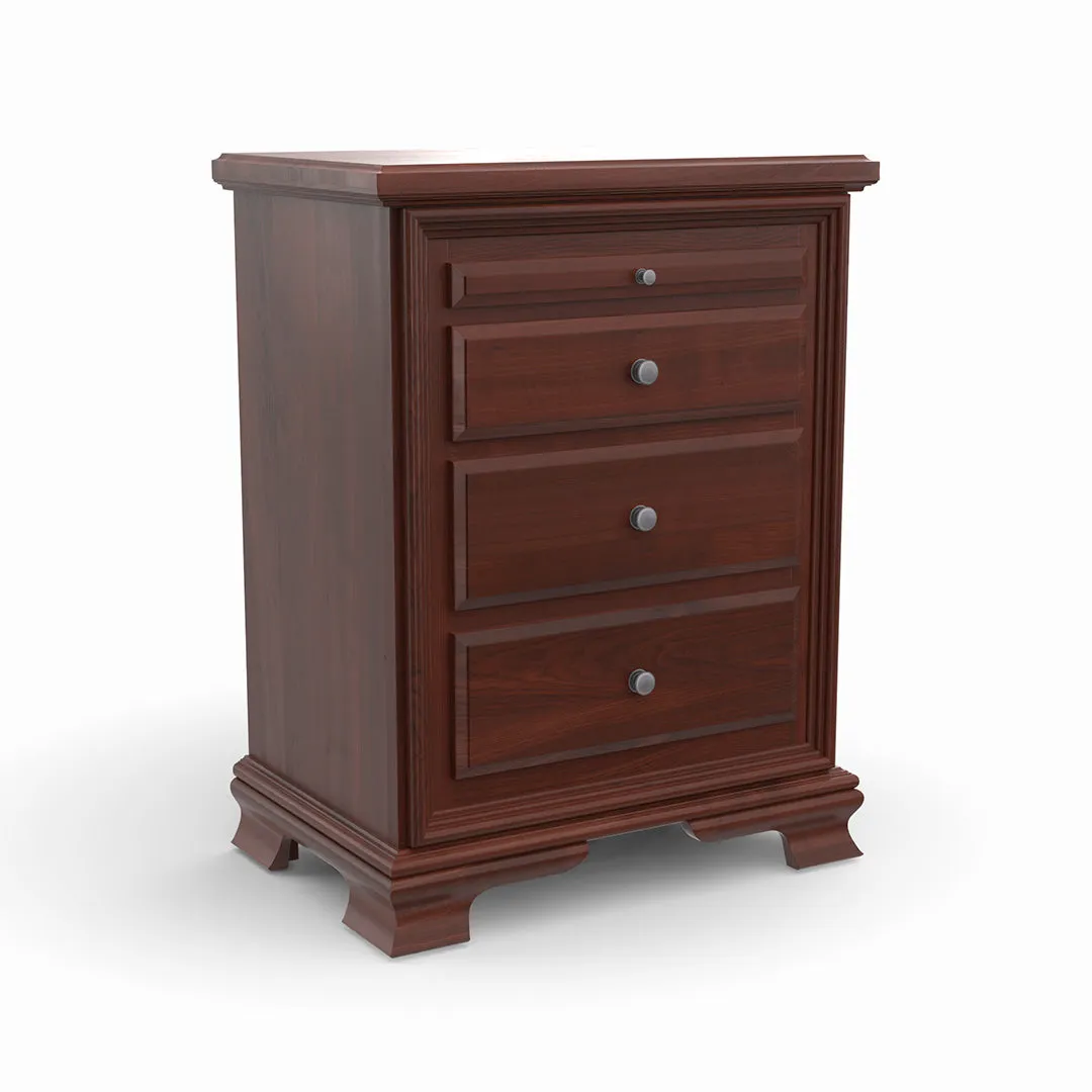 Amish Classic Nightstand with Pullout Shelf