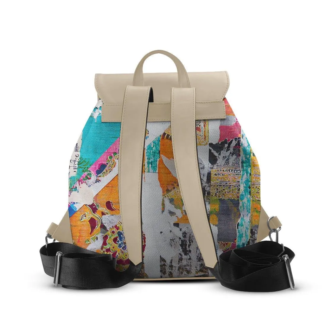 Beige Aurora Backpack Cracked