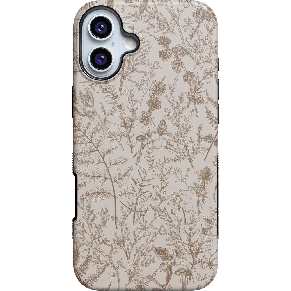 Beige Garden | Neutral Floral Case