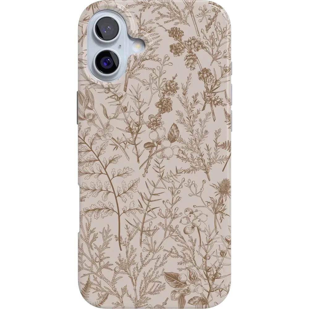Beige Garden | Neutral Floral Case
