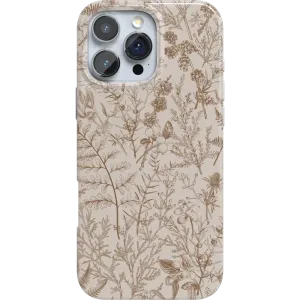Beige Garden | Neutral Floral Case