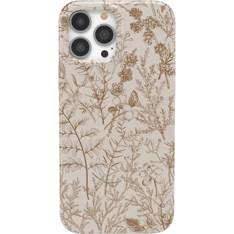 Beige Garden | Neutral Floral Case