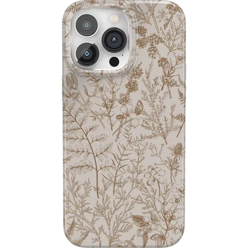 Beige Garden | Neutral Floral Case