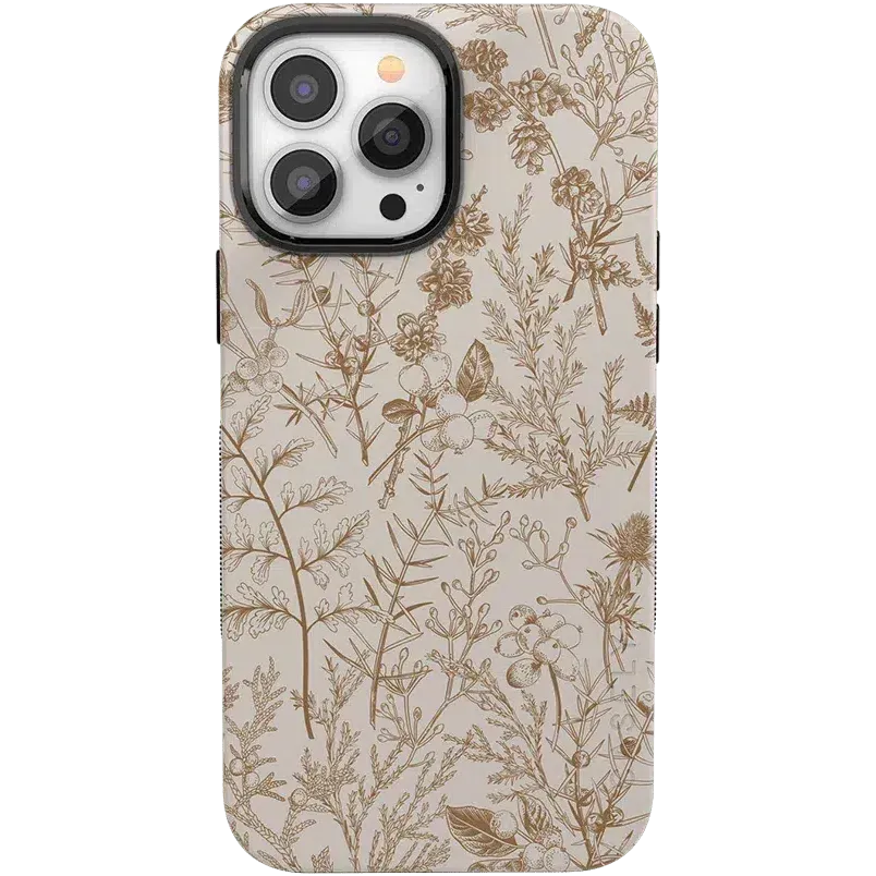 Beige Garden | Neutral Floral Case