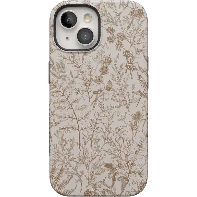 Beige Garden | Neutral Floral Case