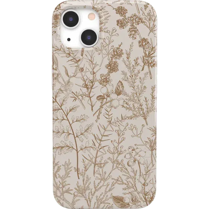 Beige Garden | Neutral Floral Case