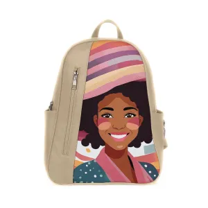 Beige Mixed Backpack Baroness