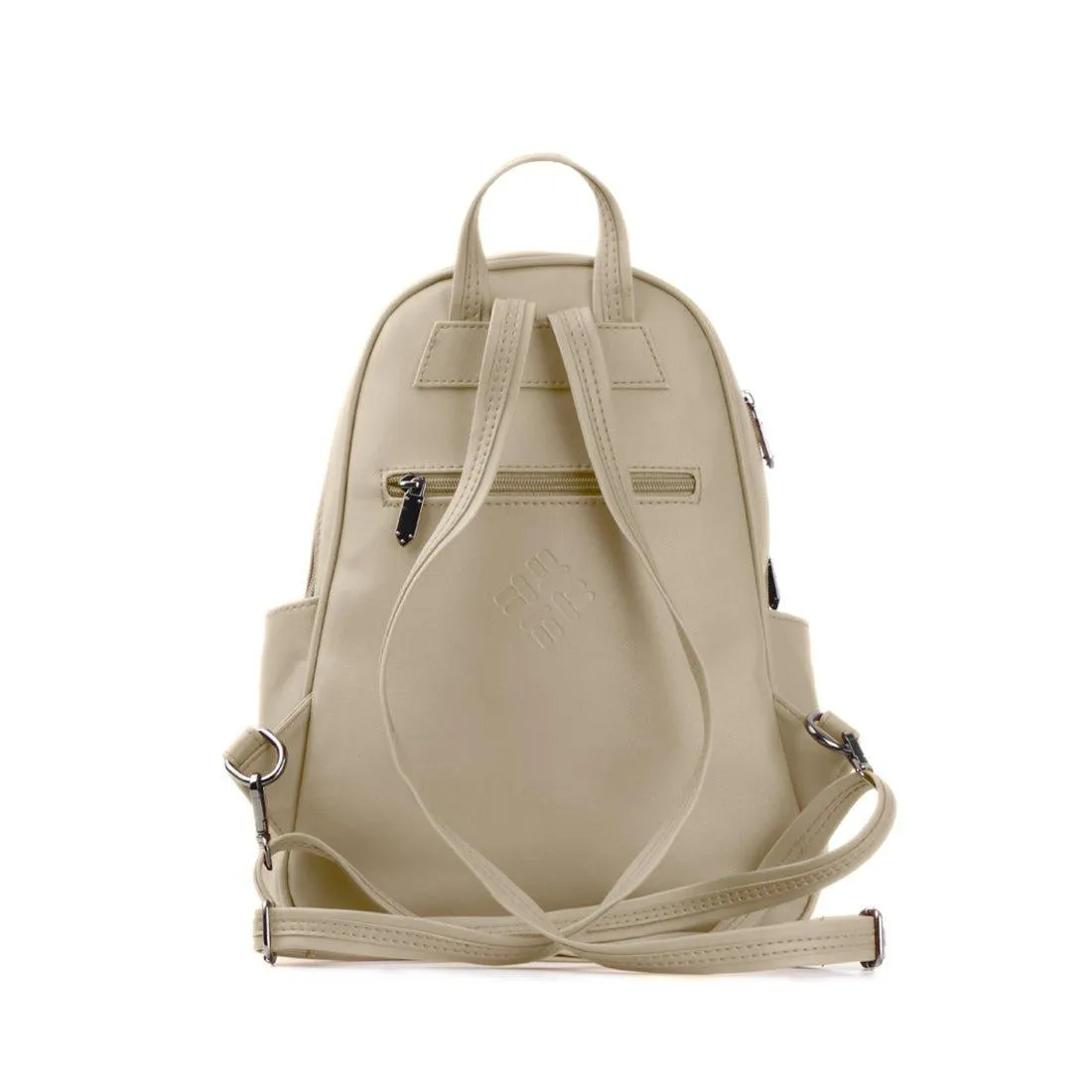 Beige Vivid Backpack Be Famous