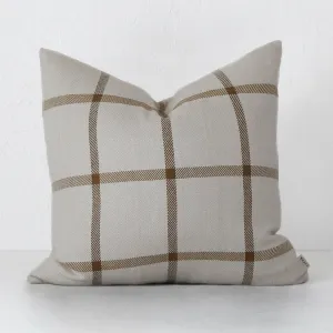BENTO WOVEN CUSHION | 50 x 50 | NATURAL   BRONZE