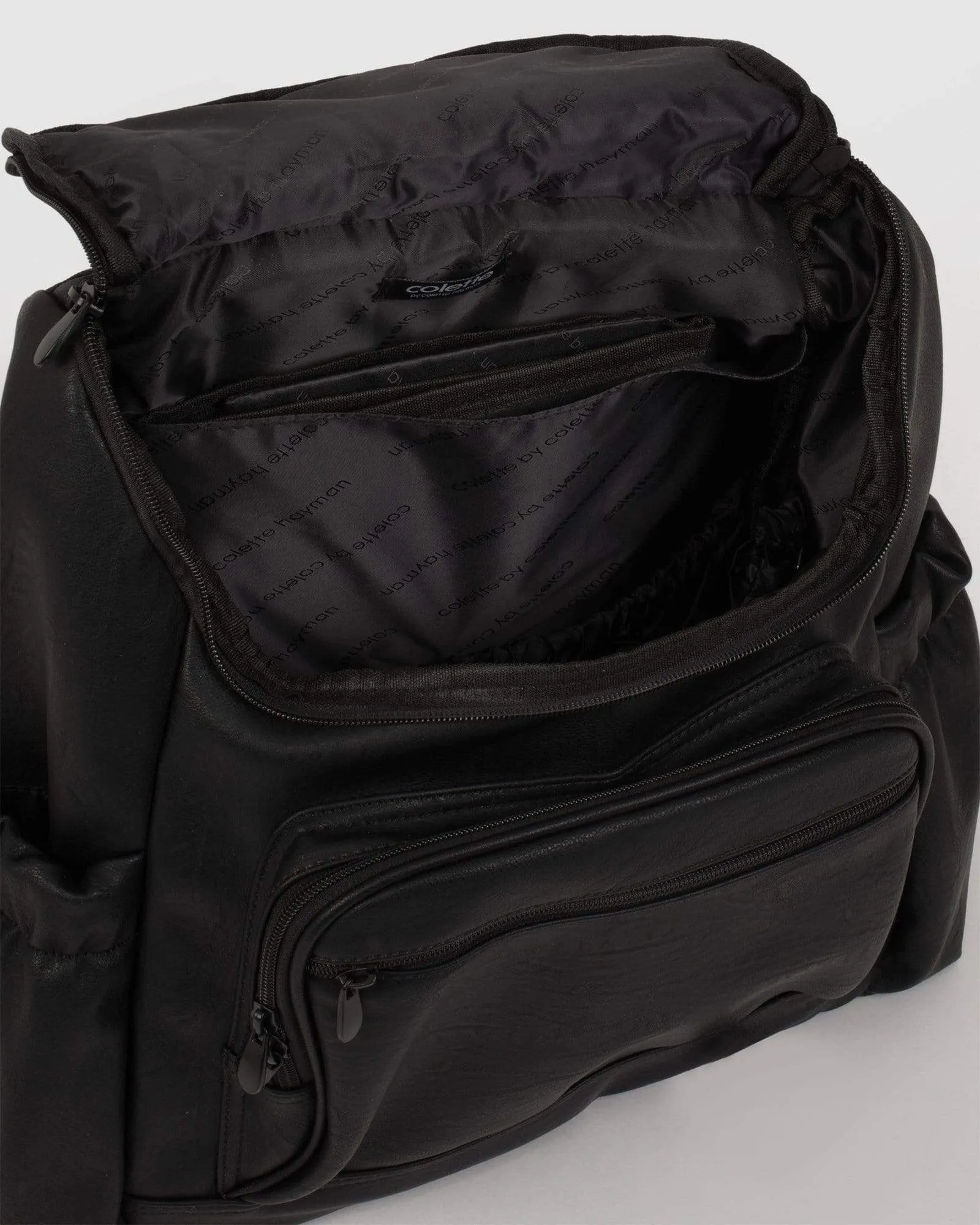 Black Baby Bag Backpack
