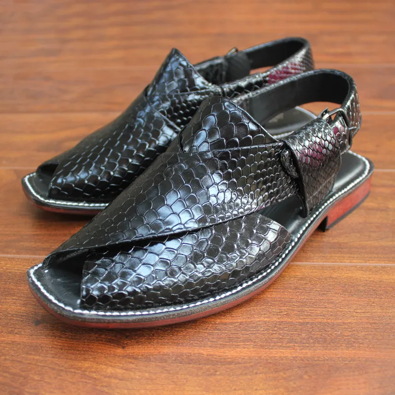 Black Stylish Peshawari for Men