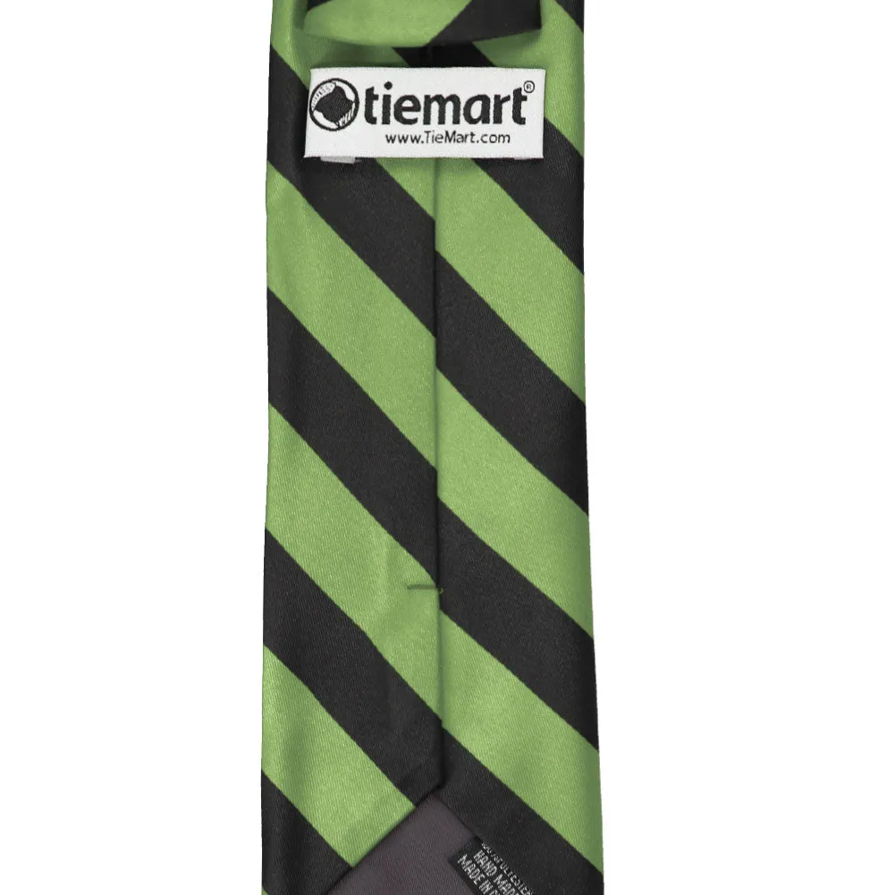 Bridal Clover and Black Striped Tie