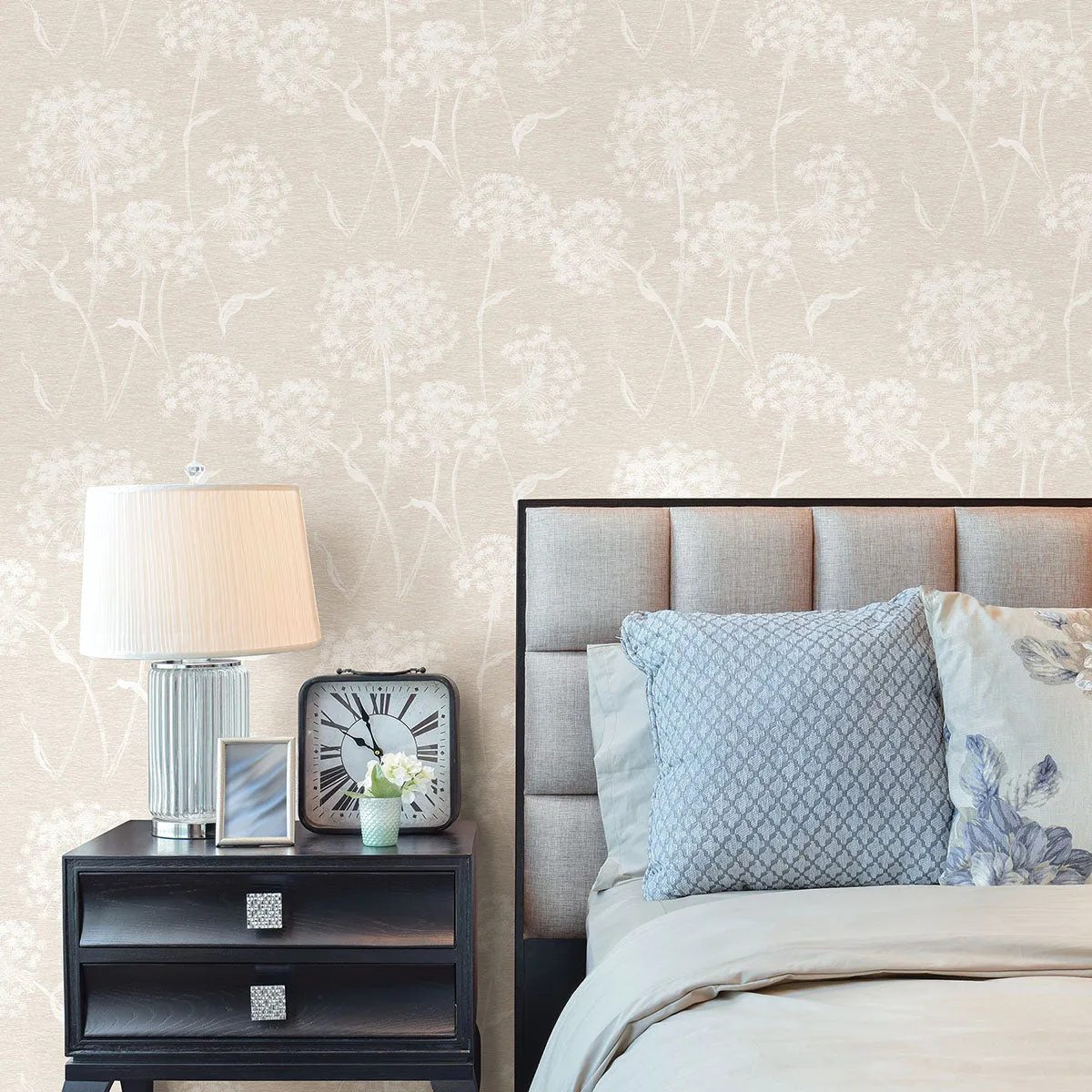 Carolyn Cream Dandelion Wallpaper from the Nature by Advantage Collection