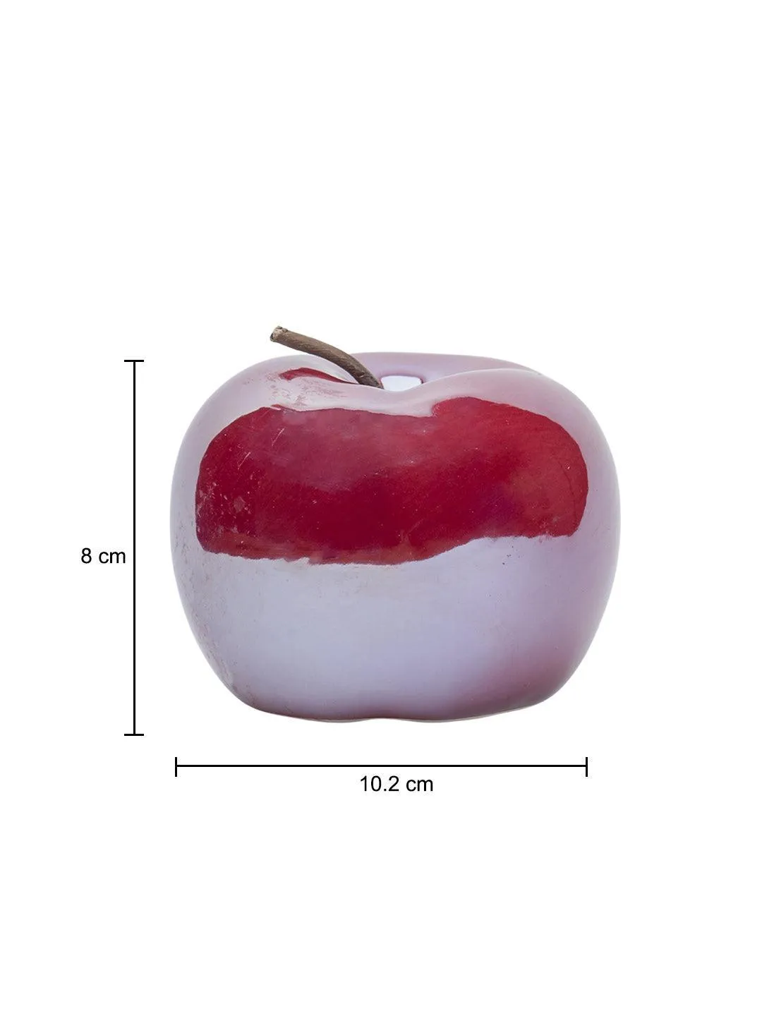 Ceramic Apple sculpture - Red, Décor Ornament