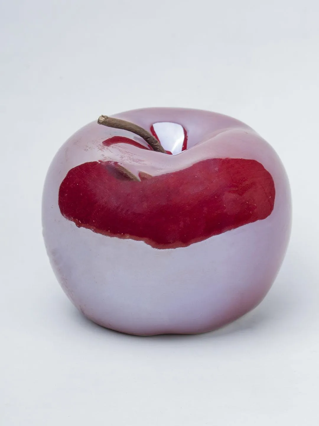 Ceramic Apple sculpture - Red, Décor Ornament