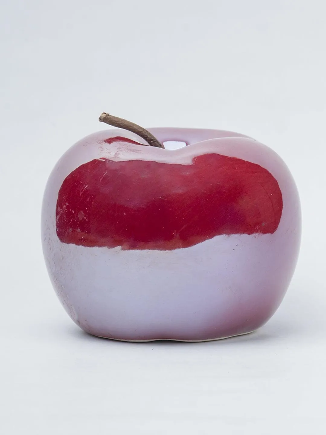 Ceramic Apple sculpture - Red, Décor Ornament