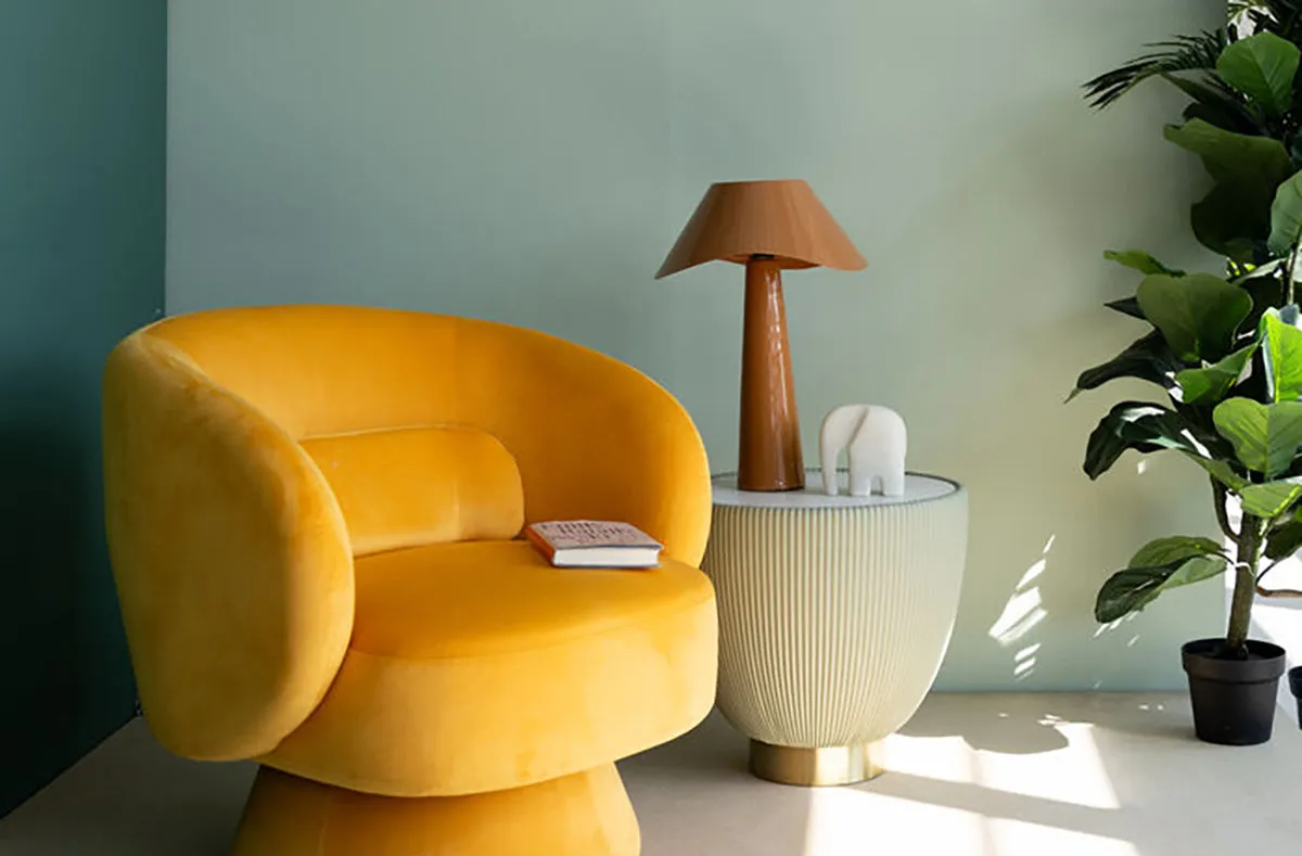 Cloudy Round Table Lamp