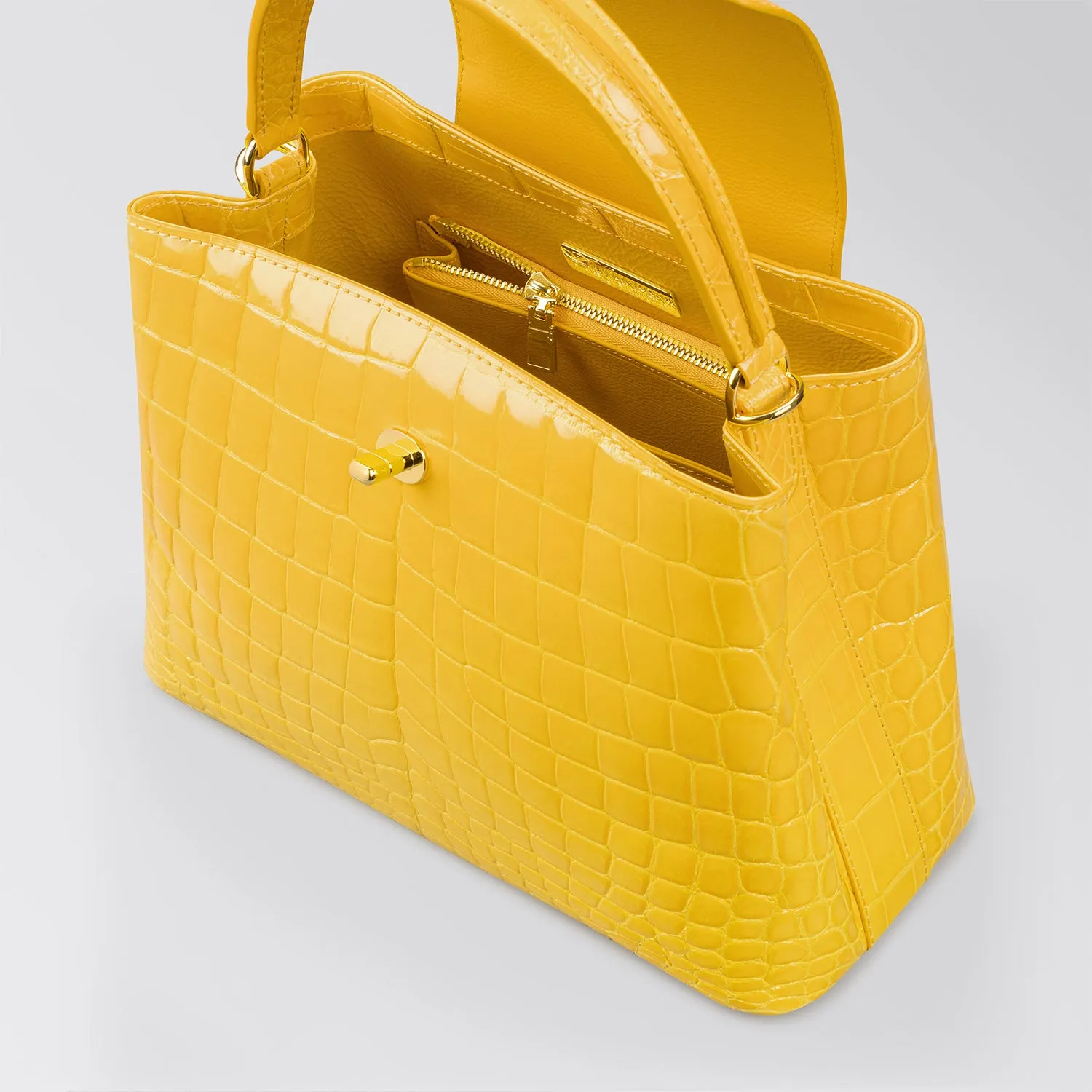 CREST FLAP HANDBAG