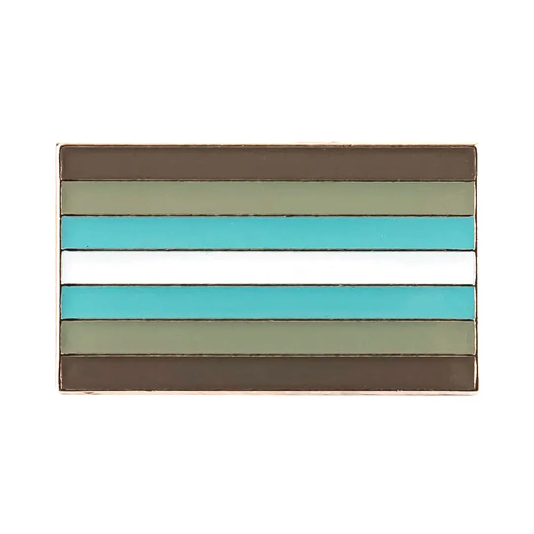 Demiboy Flag Pin