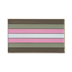 Demigirl Flag Pin