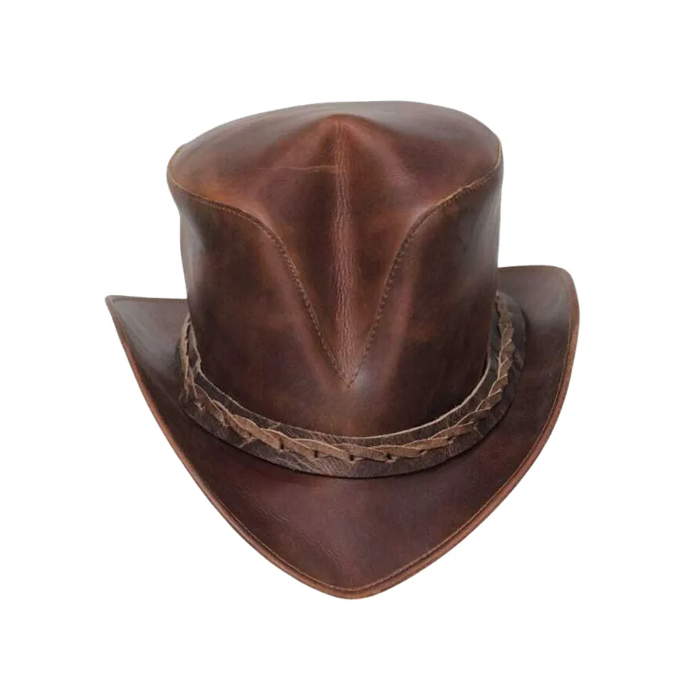Desperado Leather Top Hat