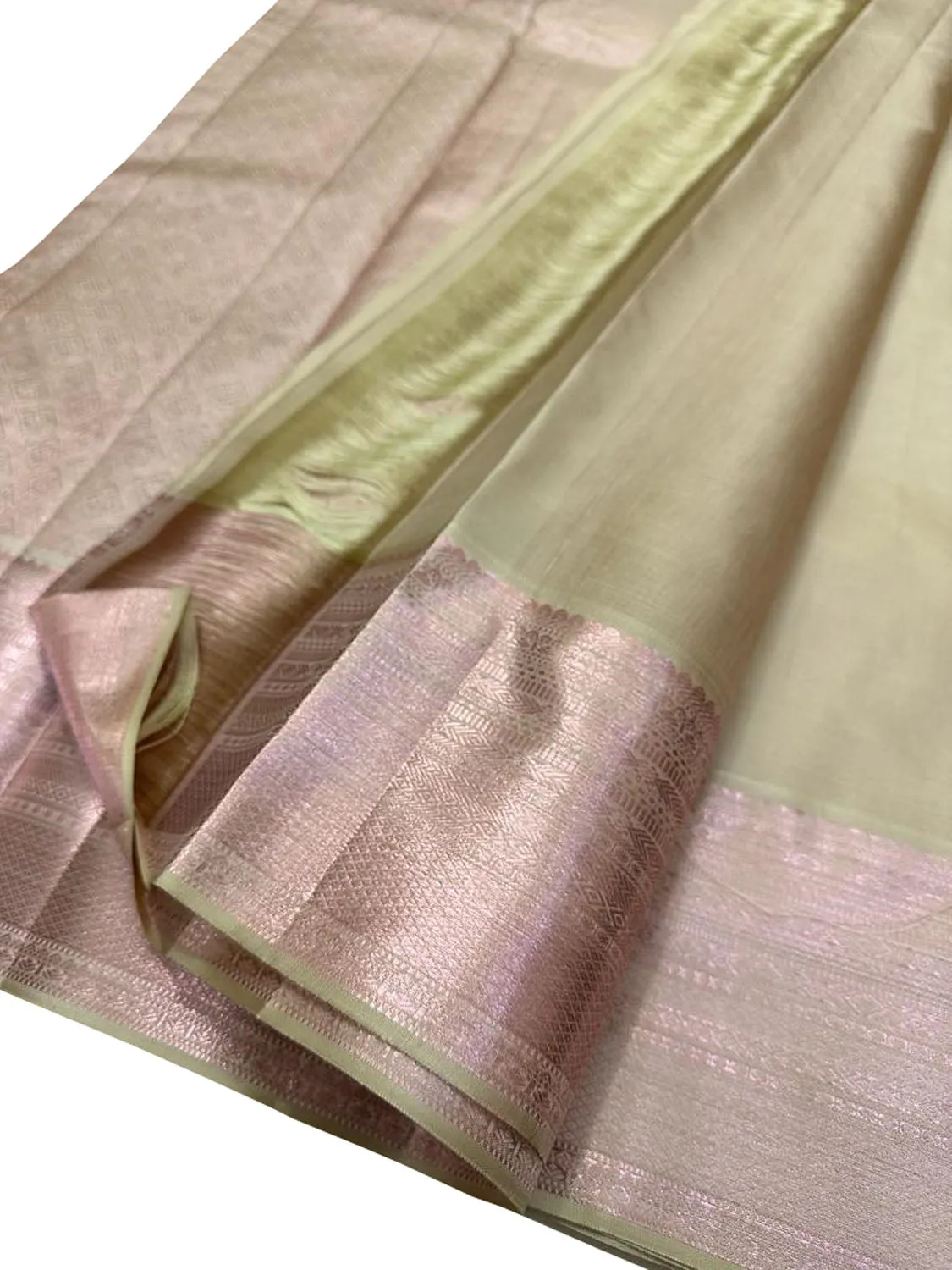 Elegant Green Kanjeevaram Handloom Pure Silk Saree