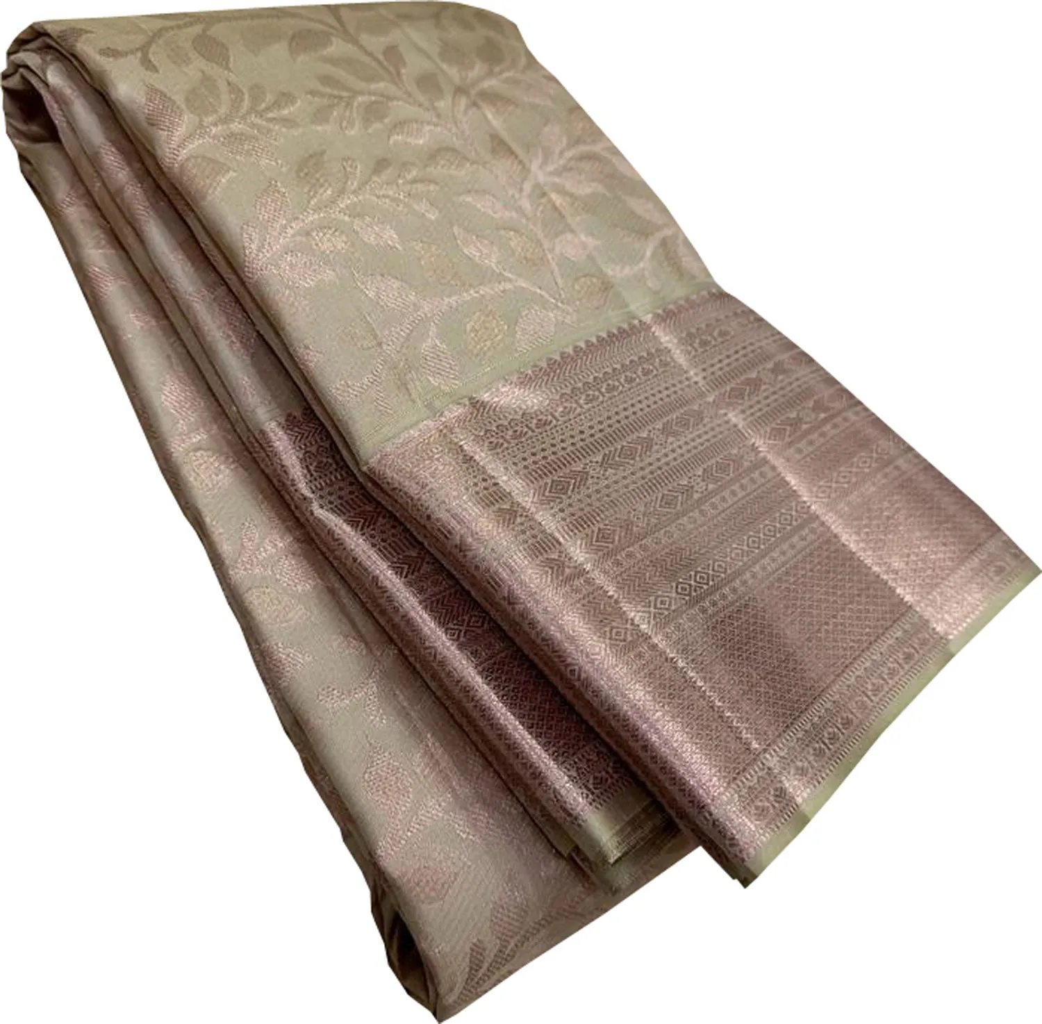 Elegant Green Kanjeevaram Handloom Pure Silk Saree