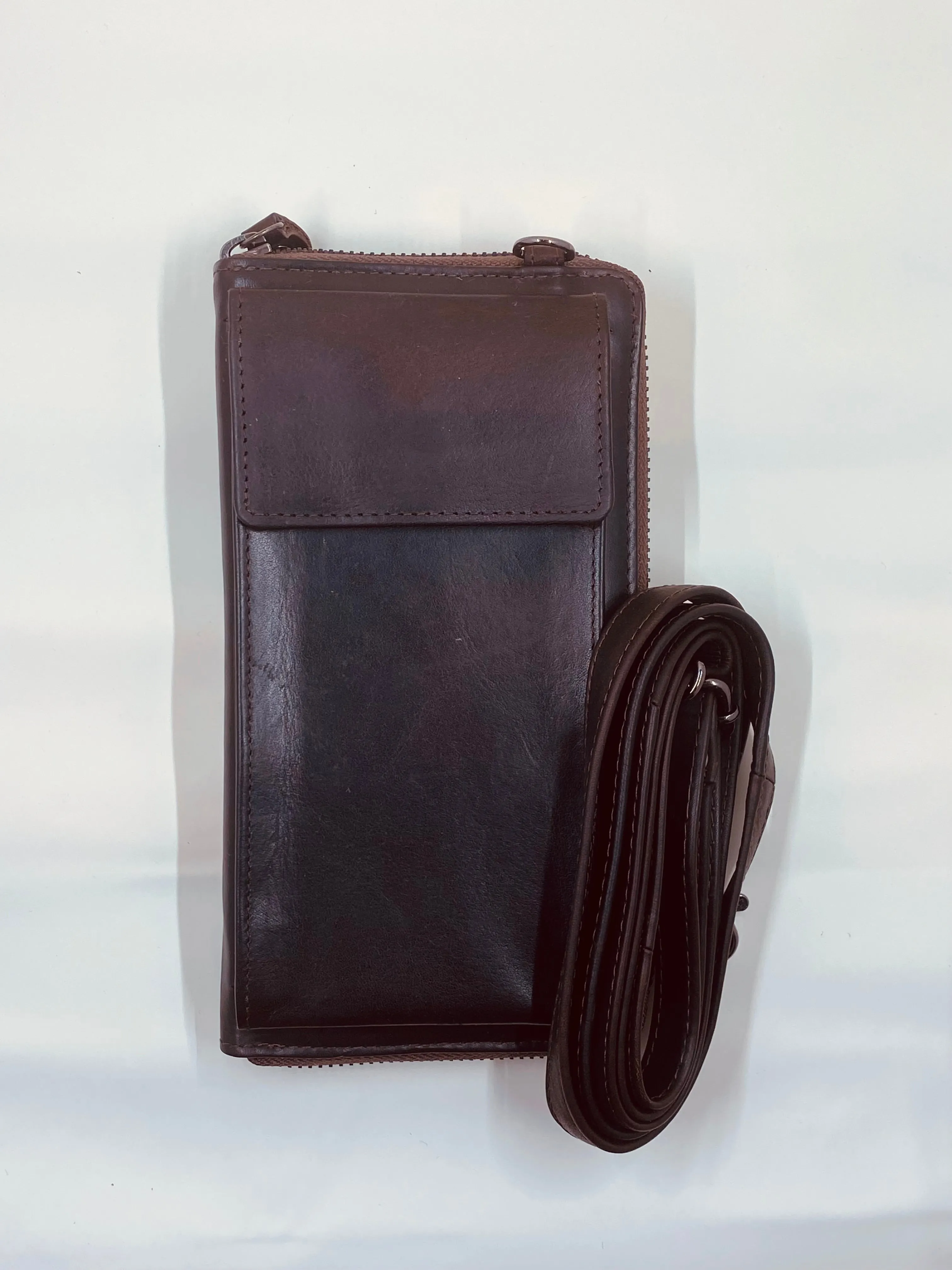 Full Grain Leather Mobile Phone Bag