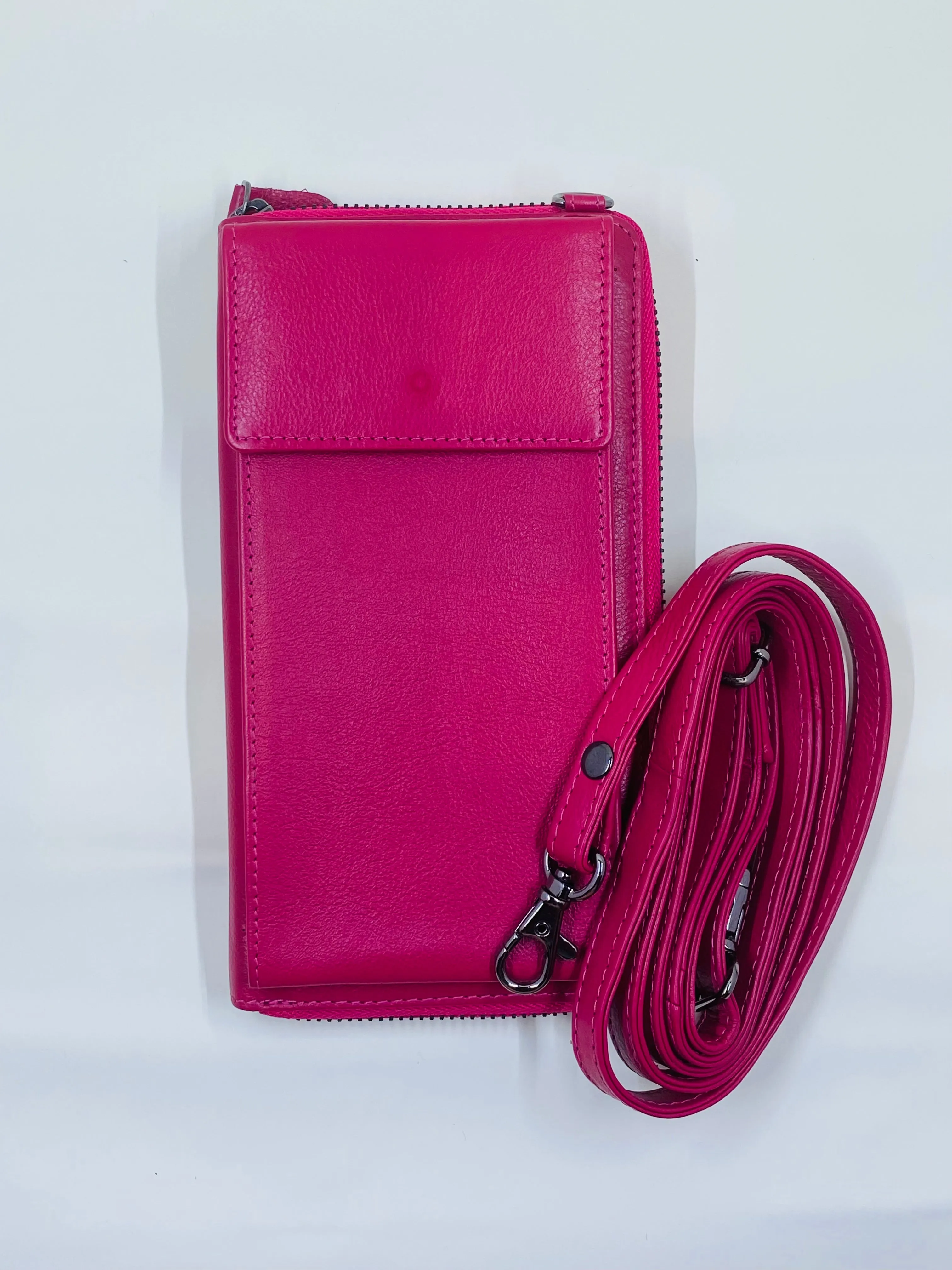 Full Grain Leather Mobile Phone Bag