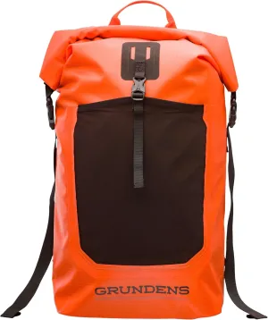Grundns Bootlegger Roll Top Backpack | Waterproof, 30L, Red Orange