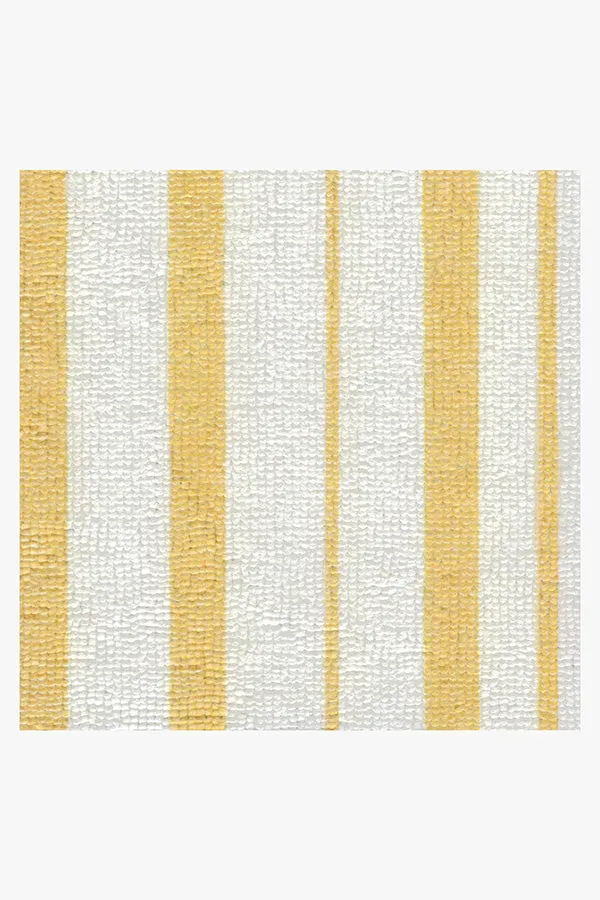 Harbor Stripe Yellow Bath Mat