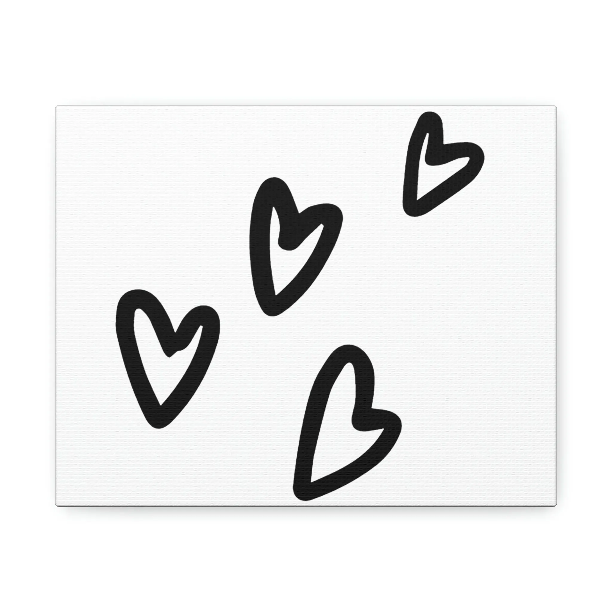 Hearts Stretched Canvas