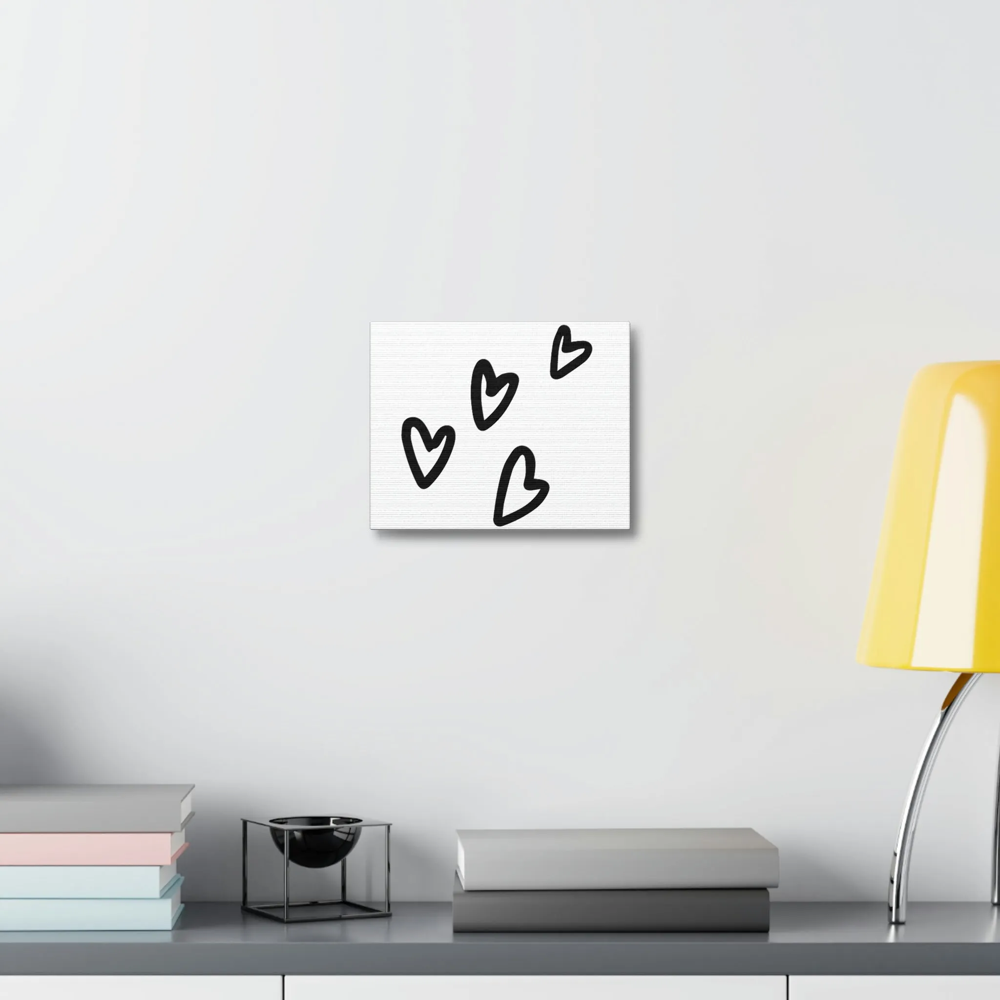 Hearts Stretched Canvas