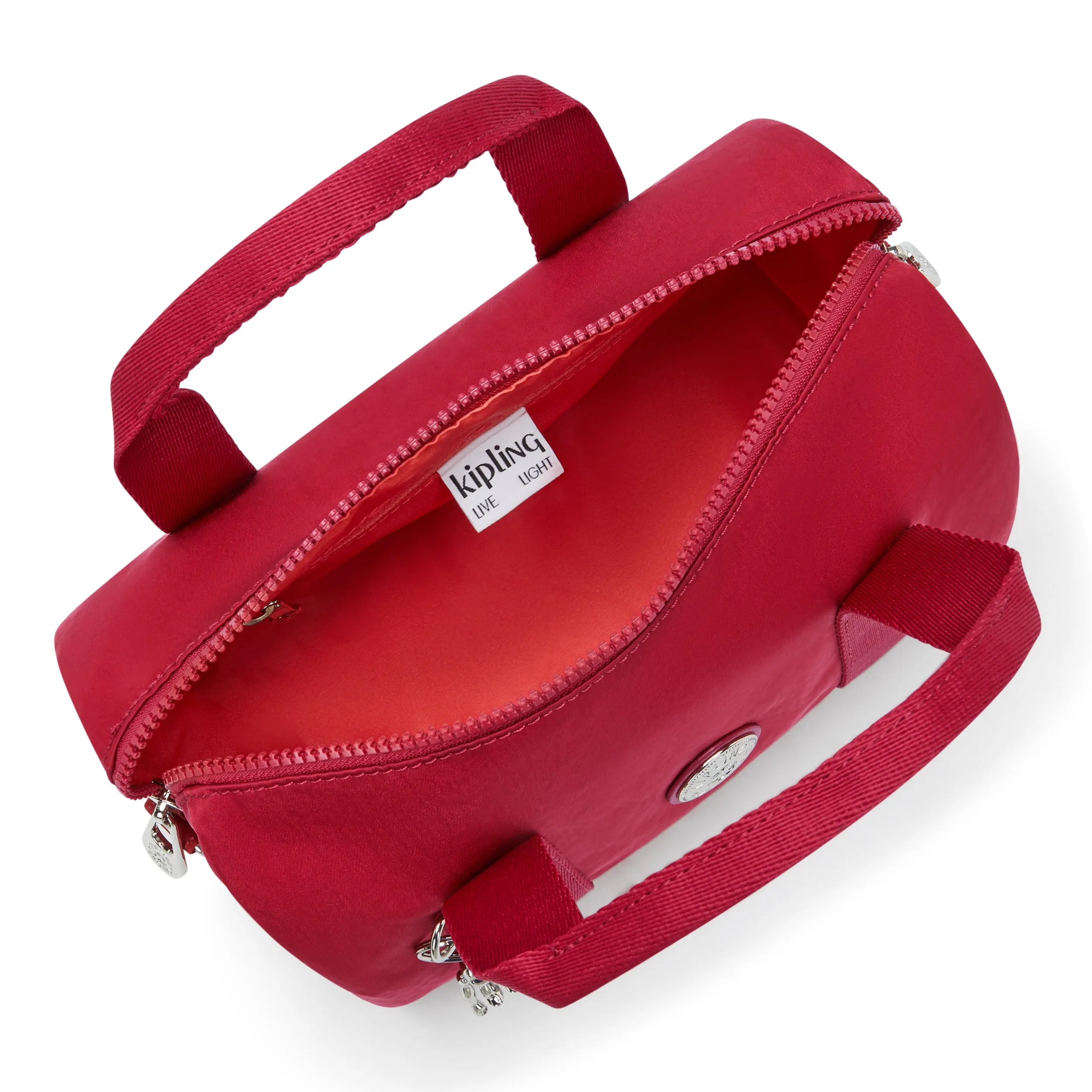 Kipling Bina M Red Red Wine Medium Handbag I7571-6SE