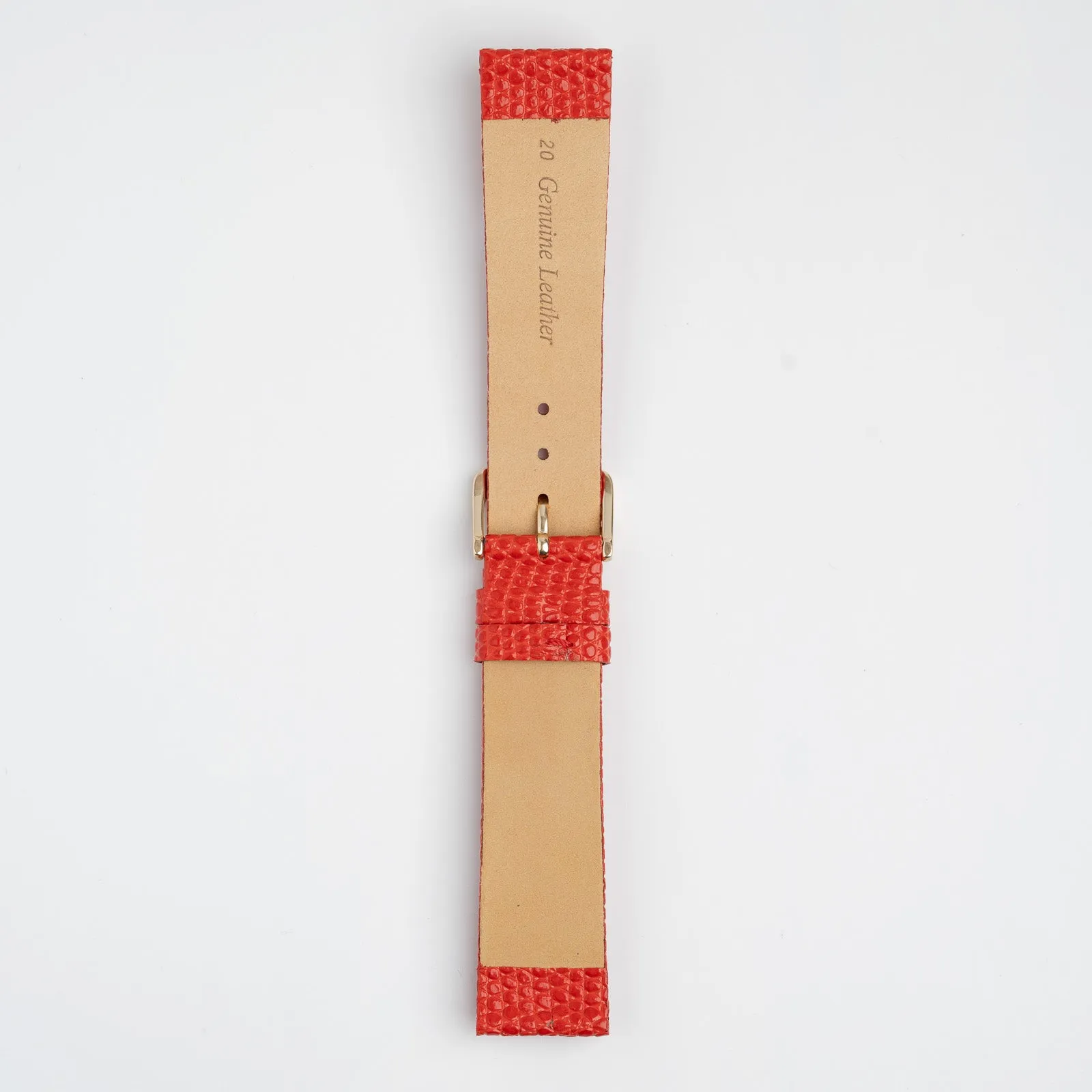 Mayfair Lizard Red Watch Strap