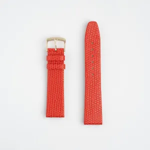 Mayfair Lizard Red Watch Strap