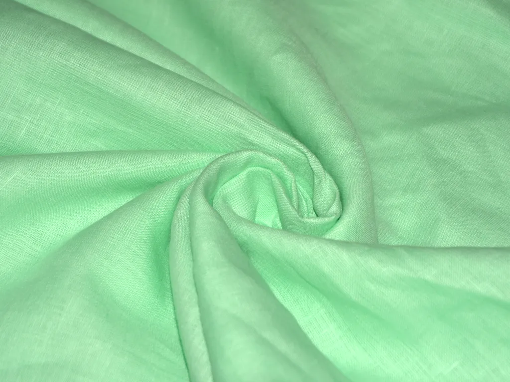 Mint Green Pure Linen Blazer 60 Lea Fabric