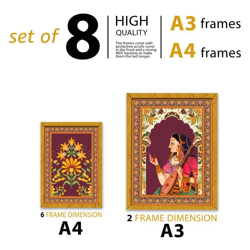 Mumtaz Shahjahan Wall Art - Set Of Eight