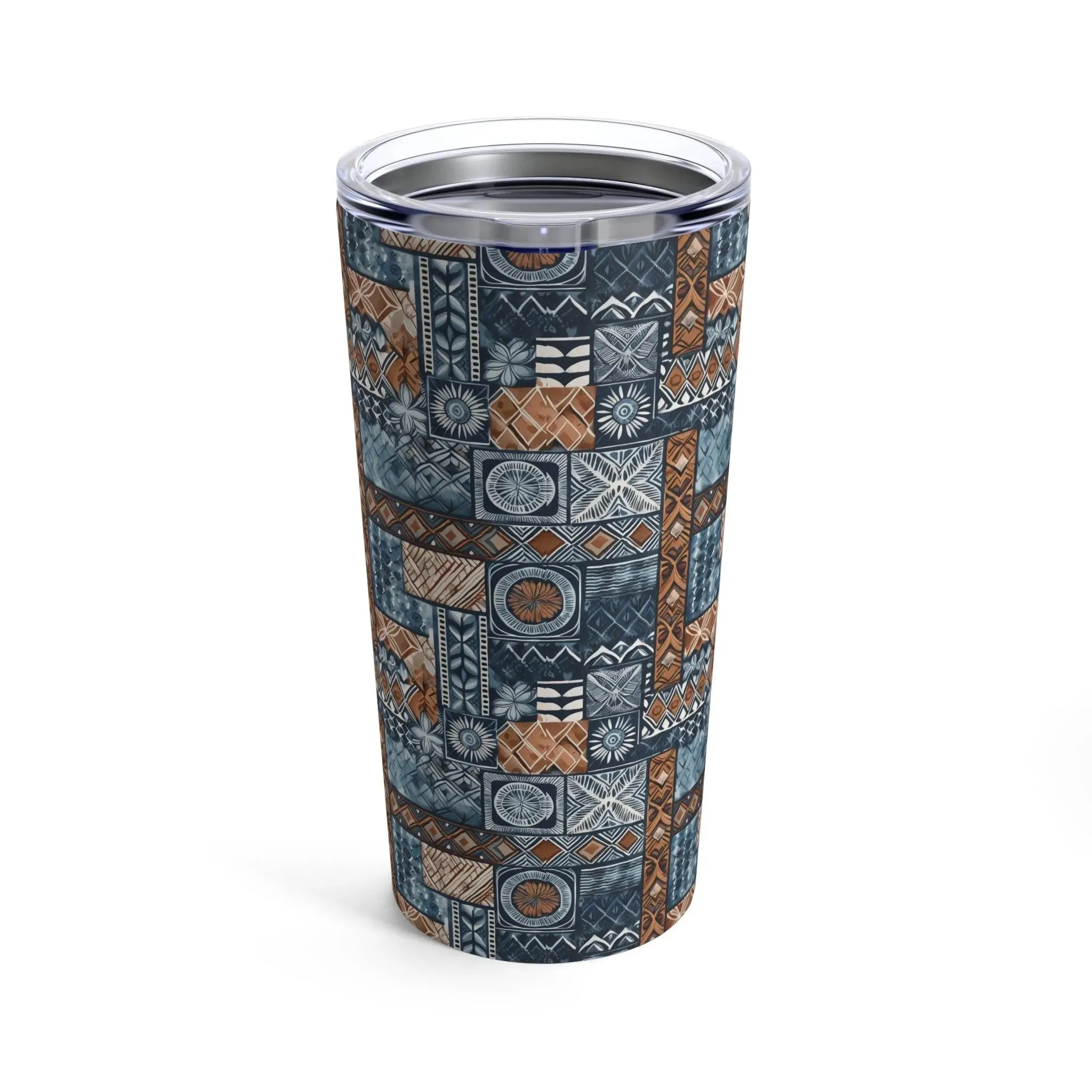 Pacific Islands Tapa Cloth Tumbler