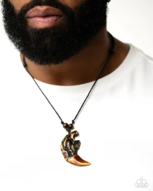 Paparazzi Necklace ~ Lion Legend - Black