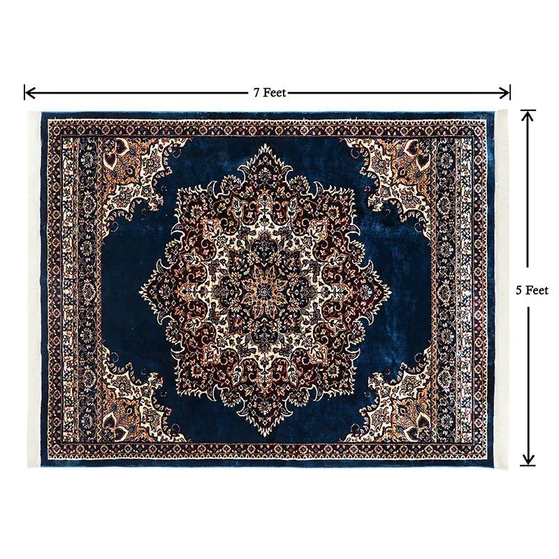Sinera Ethnic Carpet - Dark Blue