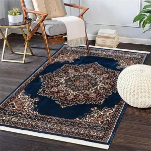 Sinera Ethnic Carpet - Dark Blue